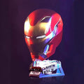 Iron Man Mk50 Figure 1:1 Wearable Cos Mask Voice-Activated Deformation Helmet Movies Derivatives Model Kid Toy Birthday Gift Boy