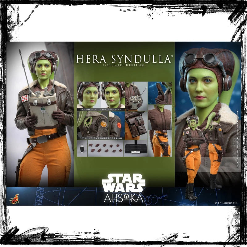 In Stock HotToys TMS113 Star Wars Ahsoka Hera Syndulla 1/6 Soldier Doll Anime Action Figure Toy Gift Model Collection Hobbies