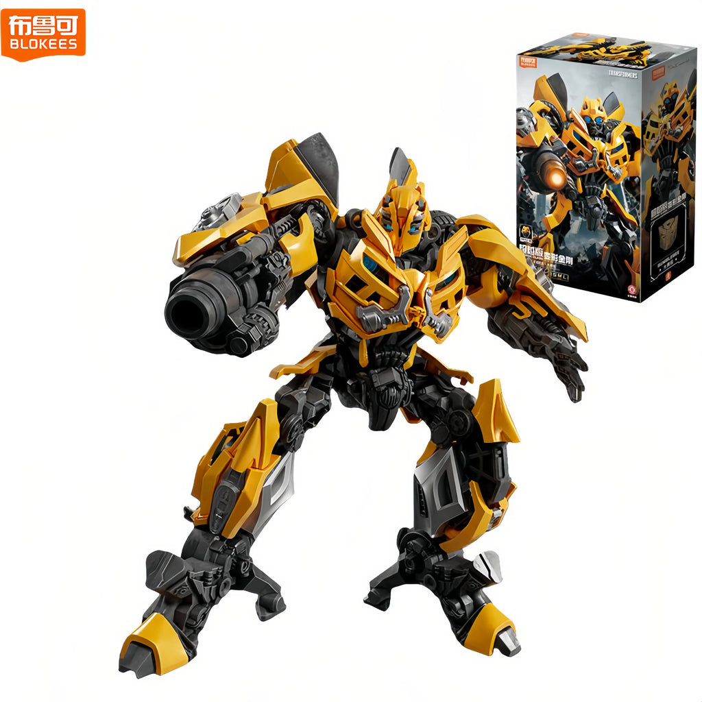 BLOKEES Transformers Optimus Prime Season 3 Sentinel Prime Blitzwing Bumblebee Megatron Garage Kit Action Figure Collect Toys