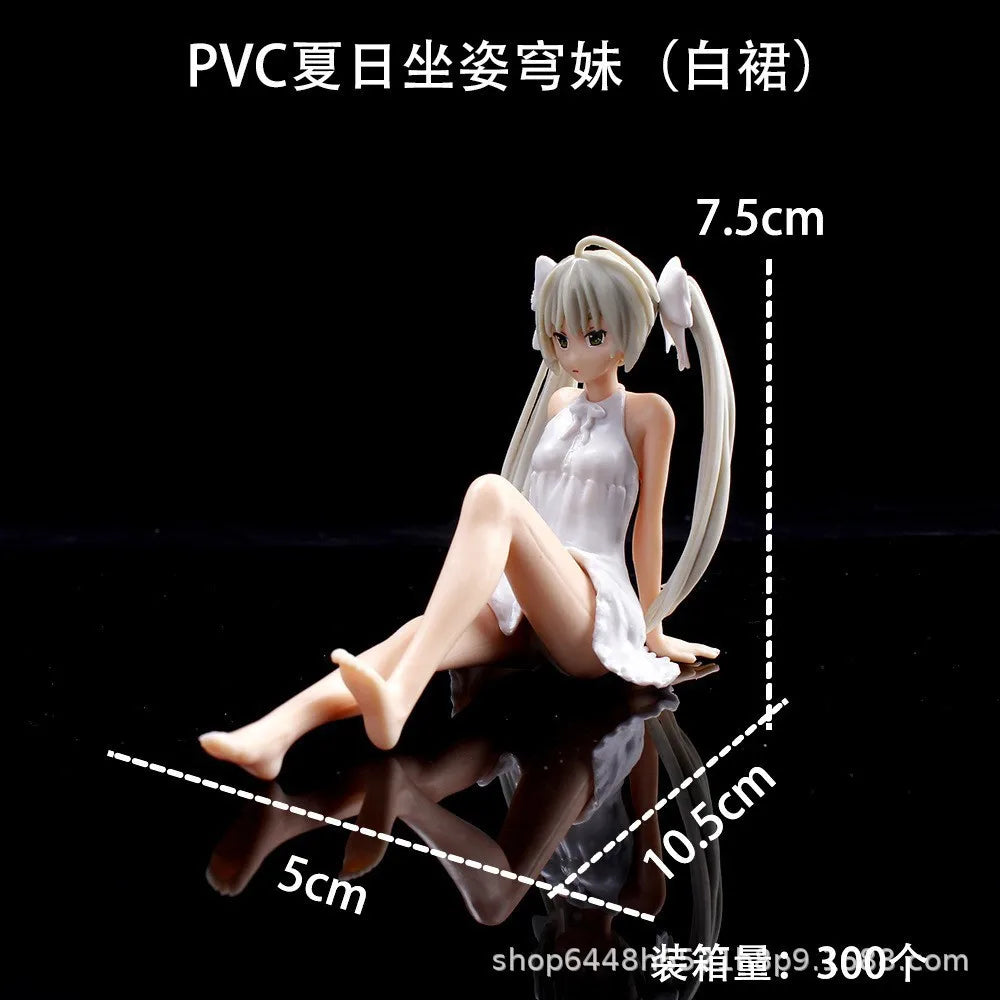 Miku Sakura Lolita Bunny Ears Girl Pillow Miku Swimming Ring Pajamas Rem Rabbit Hug Qiong Mei Figure Anime Cosplay Cushion Doll