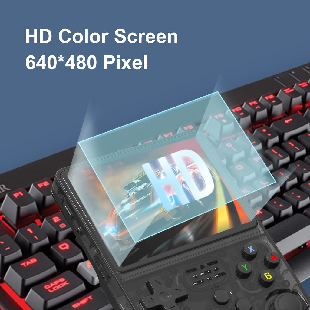 Portable Handheld Game Console 3.5Inch IPS 640x480 Screen Built in 64GB Memory Classic Games And Simulator Games Games