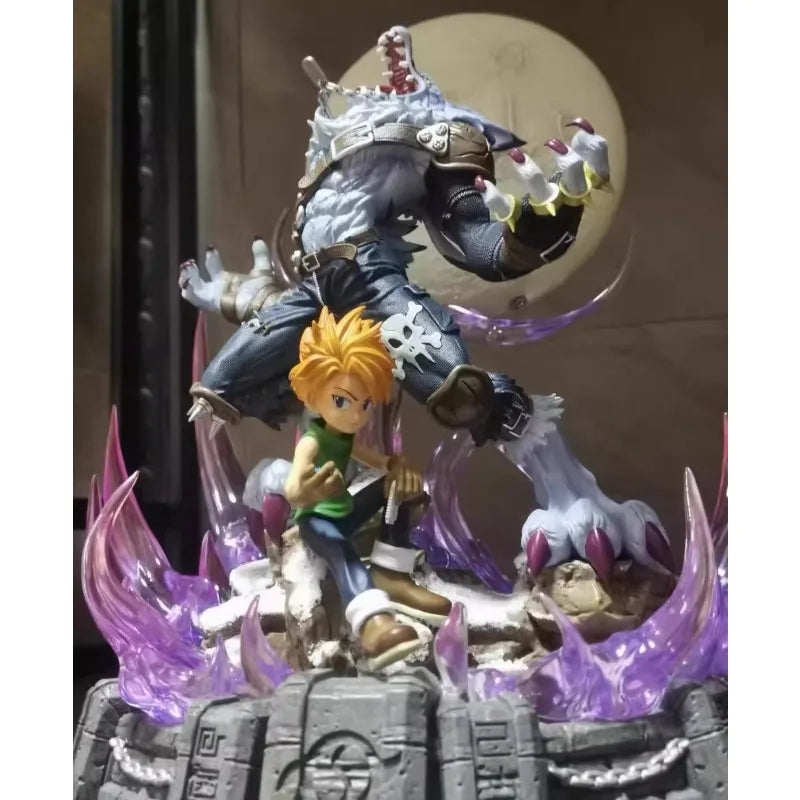Original Pokemon Action Figure Ash Ketchum Garurumon Can Glow Model Desktop Ornament Decorations Holiday Gift Children Toys