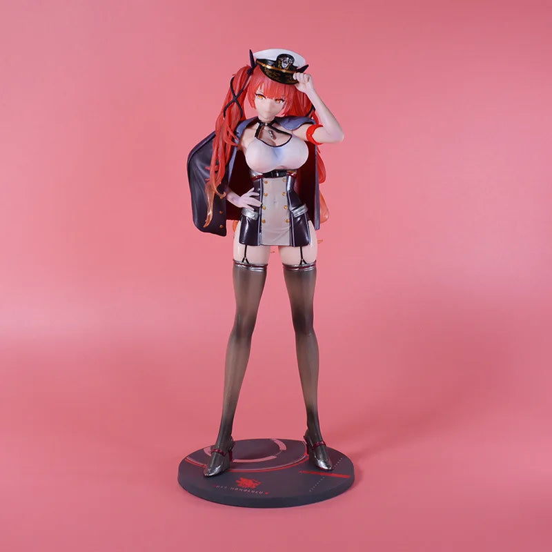 26 см фигурка в кутия Azur Lane USS Honolulu Фигурка Стойка Поза Кукла Фигурки Колекционерски Модел Украшение Играчка Подарък за рожден ден