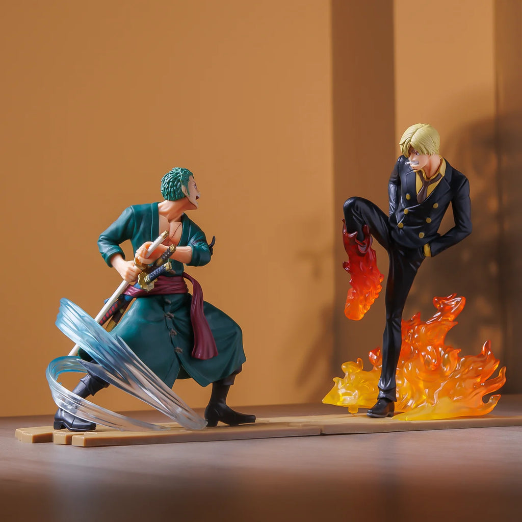 ONE PIECE Sanji Zoro Duel, Model Statues, Anime Peripherals, Home Ornaments, Valentine's Day Gifts, Small Gifts