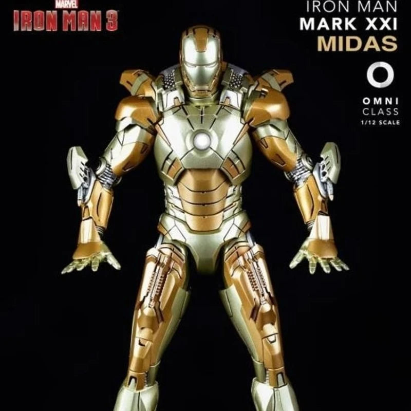 Comicave MK21 Moving Alloy Figure Glowing CS Marvel Genuine Peripheral Model Doll Gift