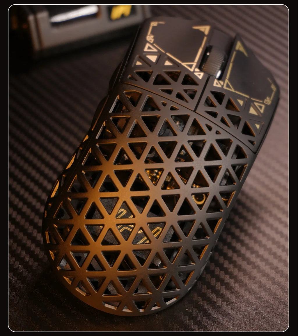 IPI Piao Float Wireless 8k Mouse 3 Mode Bluetooth Dual 8k Carbon Hell Out Gaming Esports Lightweight Mouse Custom Made Mice Gift