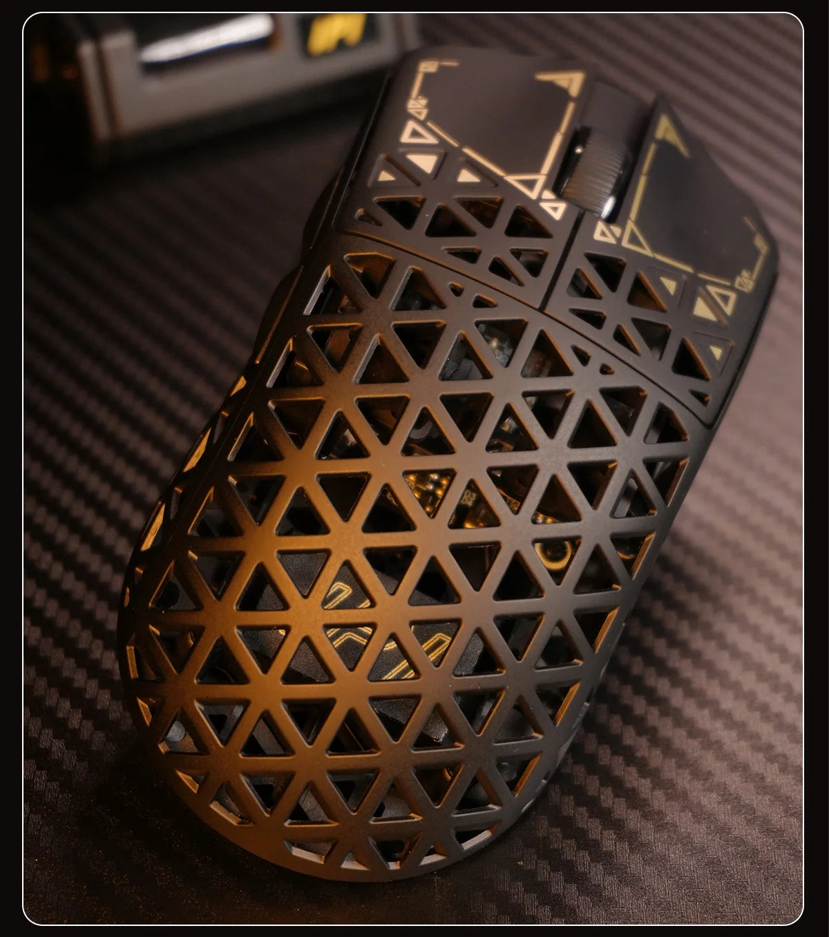 IPI Piao Float Wireless 8k Mouse 3 Mode Bluetooth Dual 8k Carbon Hell Out Gaming Esports Lightweight Mouse Custom Made Mice Gift