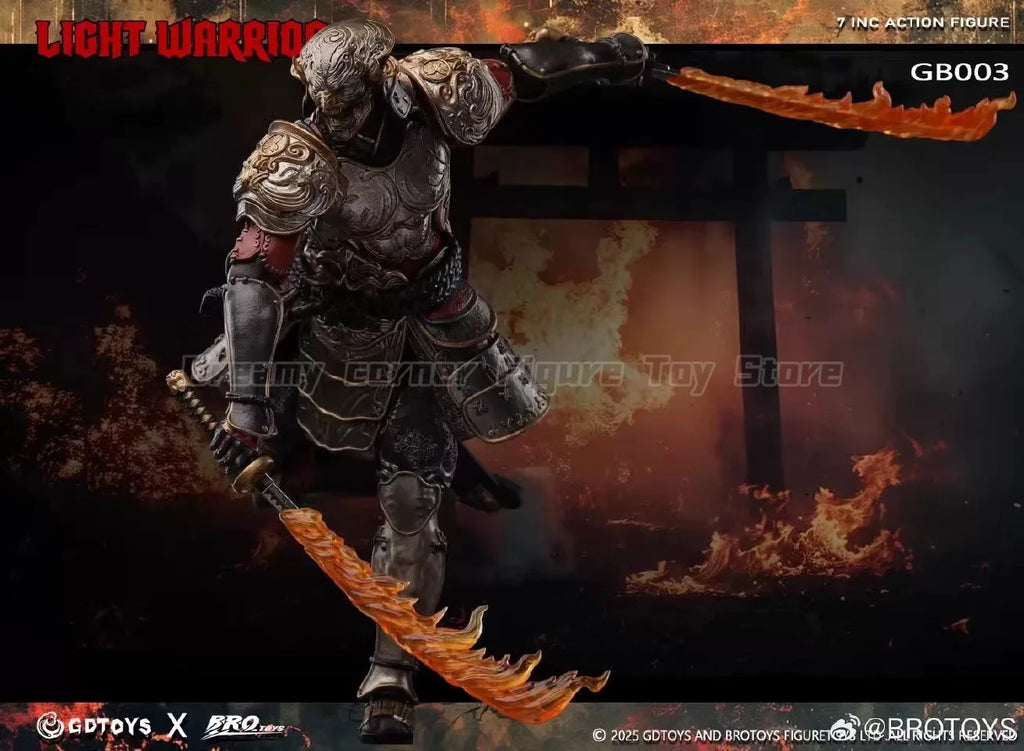 【Pre-sale】Original BROTOYS GB003 LIGHT WARRIOR 1/12 Action Figure Collection Ornament Model
