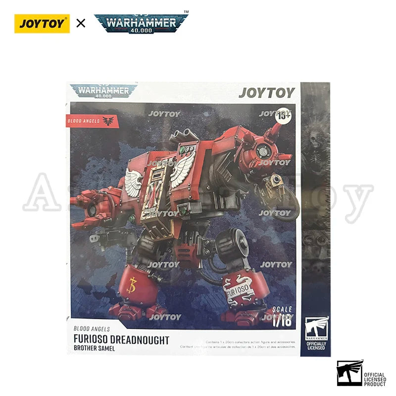 JOYTOY 1/18 Action Figure Mecha 40K Blood Angels Furioso Dreadnought Anime Collection Model Toy Gift