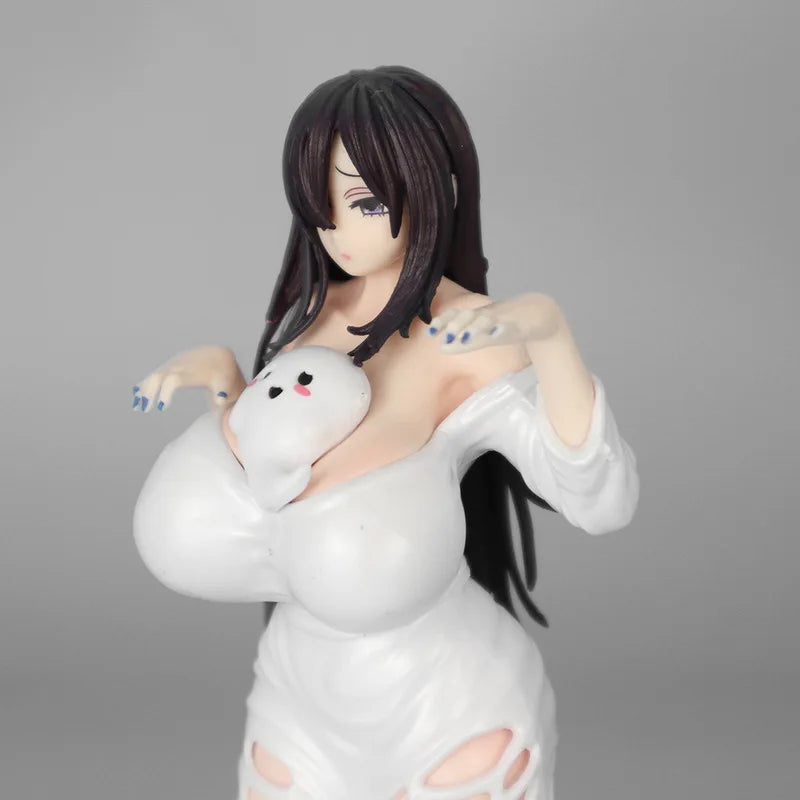 Anime Ghost Atlas Miss Ghost D Cup 19.5cm PVC Action Figure Sexy Girl Peripherals Adult Collectible Doll Ornament Model Gift