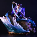 28cm One Piece Figure Shanks Battle Scene Red Hair Broken Arm Anime Model Collect Desktop Ornament Decorations Children Toys