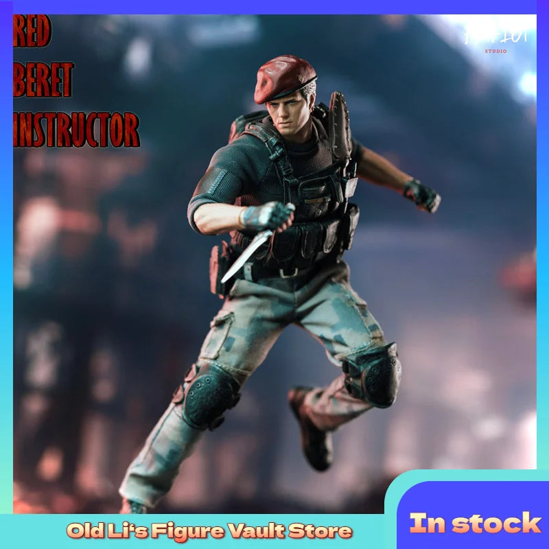 In Stock Patriot Studio Red Beret Instructor Jack Krauser 1/12 Movable Figure Toy Collectible Gift