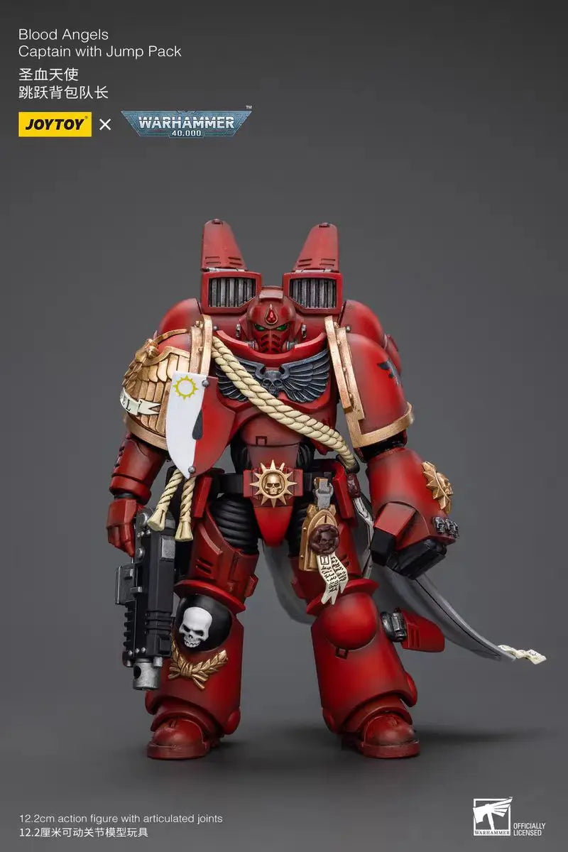 【In Stock 】JOYTOY Warhammer 40K Blood Angels 3PCS 1/18 Action Figures Toys