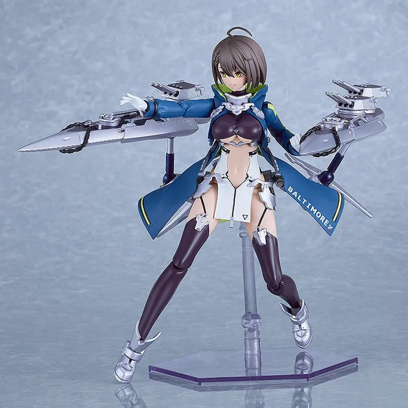In Stock GSC Original Box PLAMATEA Azur Lane BALTIMORE Assembly model Action Figure Model Gift for Kid Foam Box Packaging
