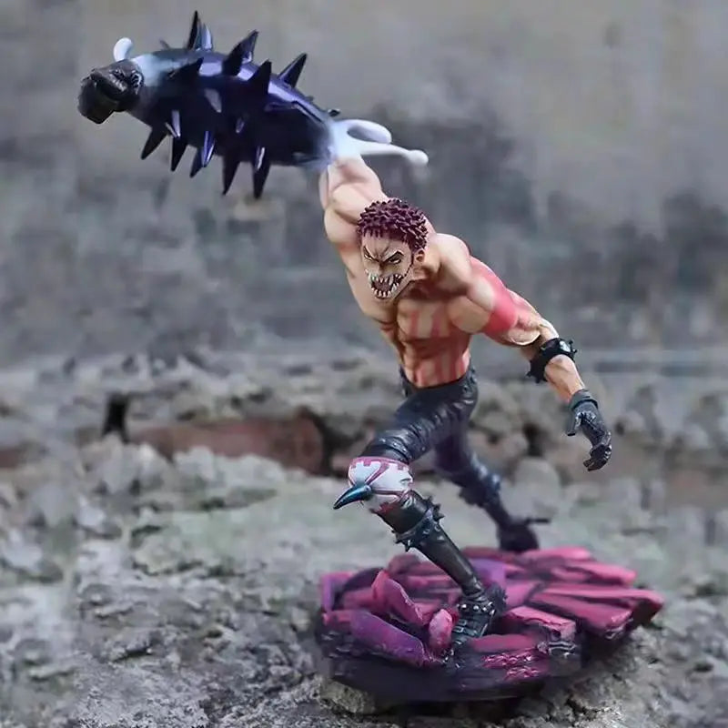 One Piece Figure 23cm Charlotte Katakuri Anime Peripheral Cartoon Toys Model Pvc Gk Statue Figurine Doll Decora Collection Gifts