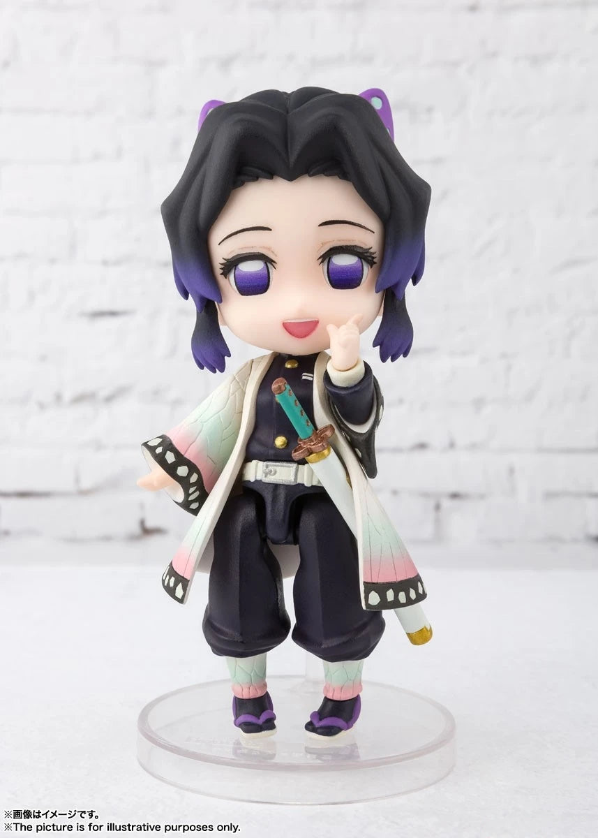 Bandai Genuine Demon Slayer Kochou Shinobu Action Figures Model Figuarts Mini Series Doll Toy Collectible Gift Children Original