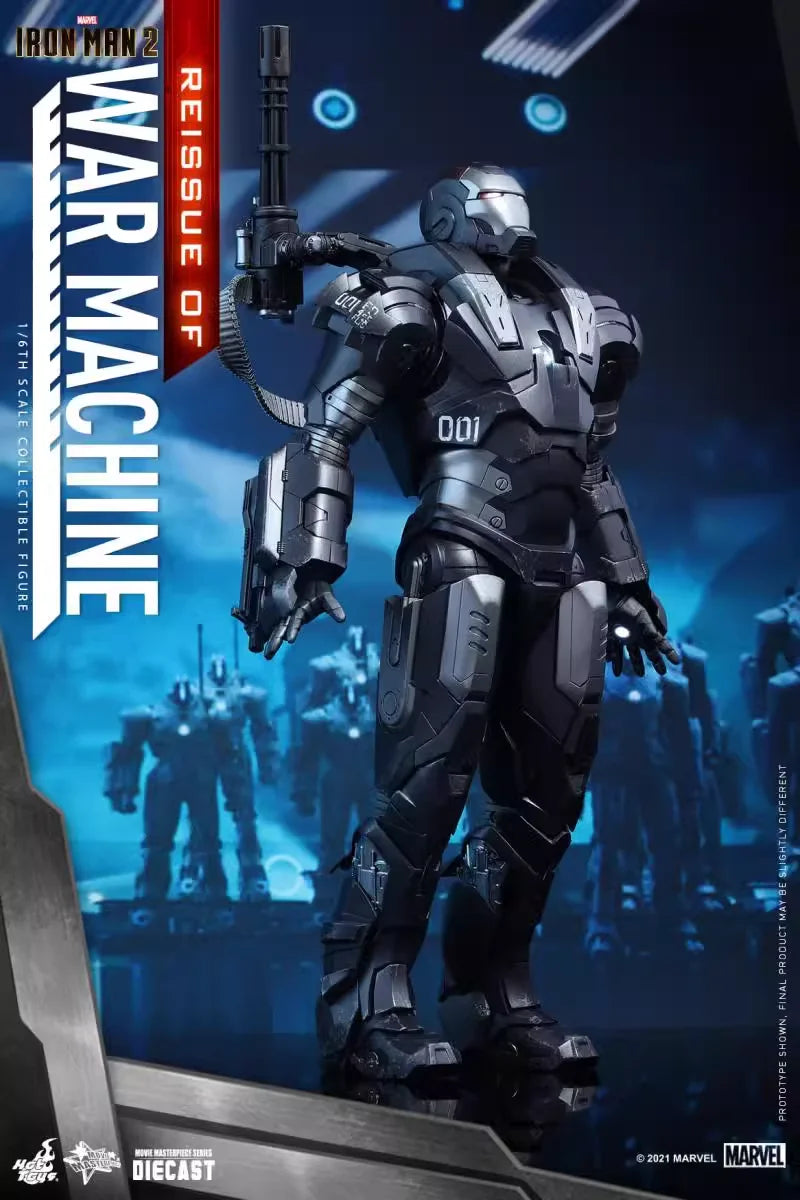 Original HOTTOYS 1/6 Die-cast Alloy MMS331D13B Iron Man 2 War Machine MK1 Action Figure Model Toys Collection Scene Ornaments