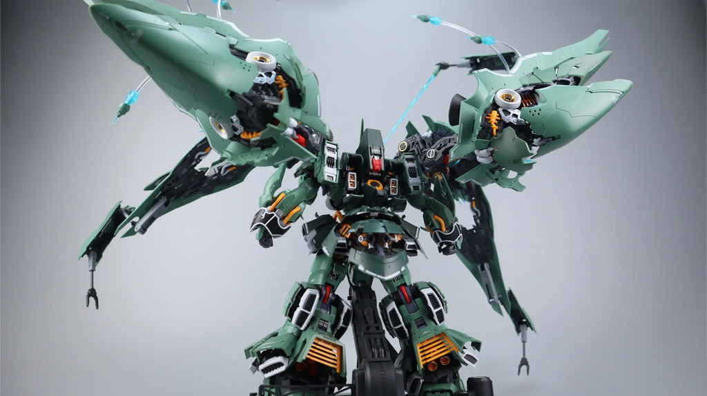In Stock 1/100 AXIS MODEL WORKS OSIRIS AERIAL DOMINATOR Assembling Movability Model Toys Mecha NZ-666 Kshatriya LED LIGHTING KIT