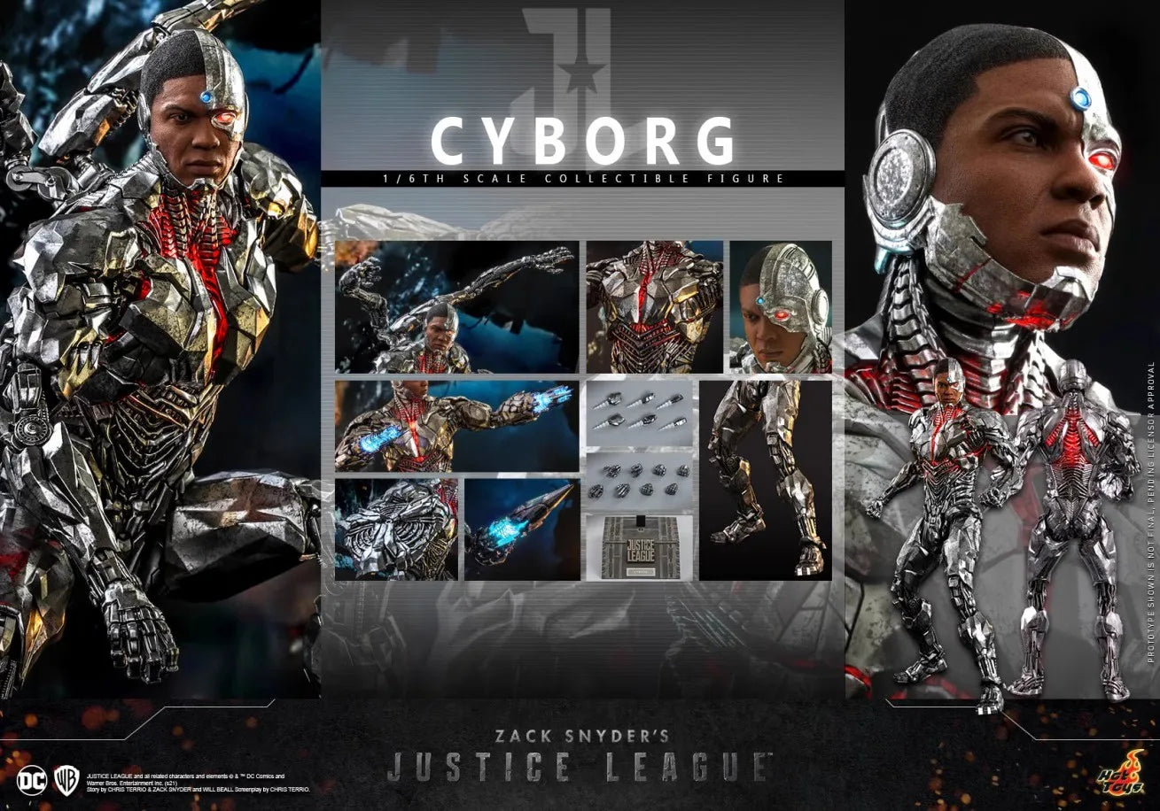 Action Figure Collectible Figure Hot Toys 1/6 Tms057 Zack Snyder's Justice League Cyborg Victor Stone Movie Toy Gift In Stock
