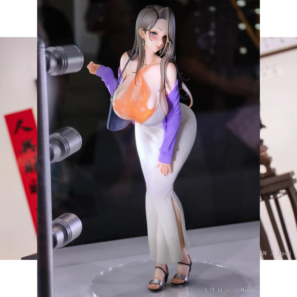 Anime Figure New Style Kitajima Arisa Young Housewife PVC Statue Collectible Desktop Ornament For Otaku Anime Fans And Collector