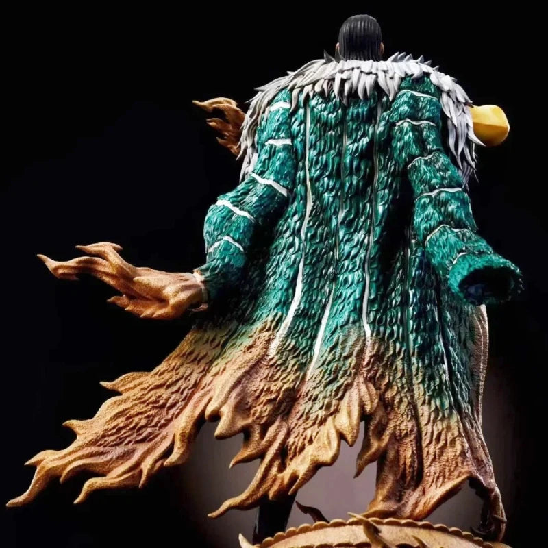 One Piece 30cm SG Two-Tone Sir Crocodile Action Figures PVC Detailed Painted Statue With Base Anime Model Toy Desktop Deco Gift