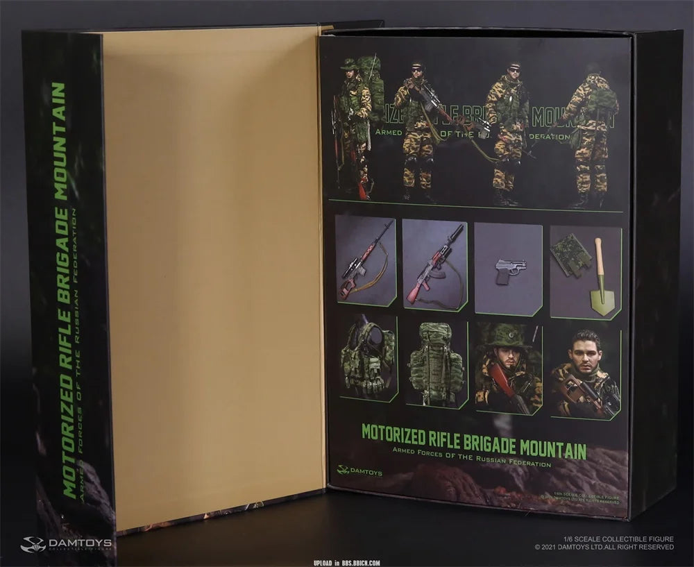 DAMTOYS 1/6 DAM 78083 The Russian Action Figure Soldier Mountain Special Mission Unit Full Set Moveable Doll For Fans Collect
