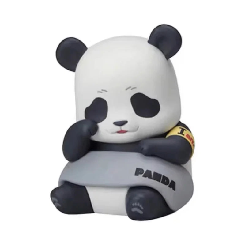 Japan Stato Egg Twisting Anime Jujutsu Kaisen Toge Yuta Panda Maki Satoru Gojo Q Version Sleep Ornaments Collectible Figure Gift