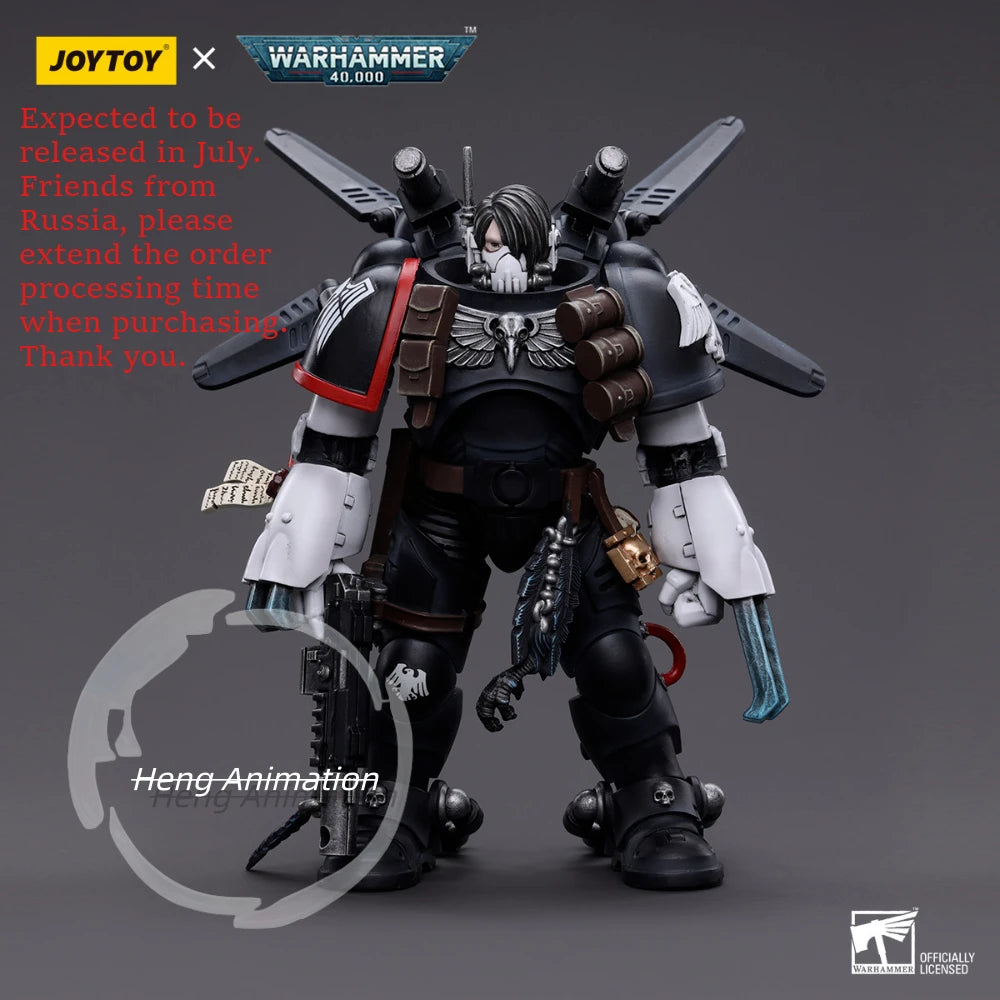JOYTOY Dark Source Warhammer 40K 1/18 Raven Guard Chapter Master action figure model collectible