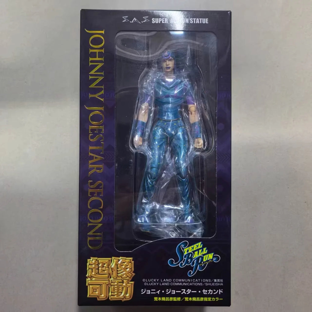 Medicos JoJo's Bizarre Adventure Johnny Joestar Action Figure Anime Model Trendy Toys Desktop Doll Collectibles