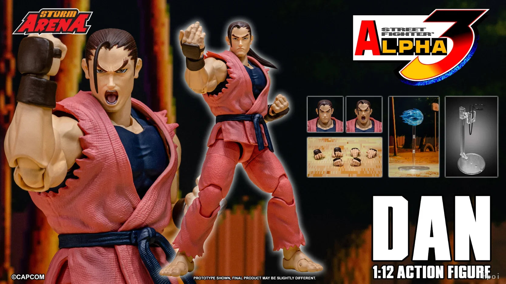 New In Stock Original Storm Collectibles DAN - STREET FIGHTER ALPHA 3 STORM ARENA 1/12 SCALE