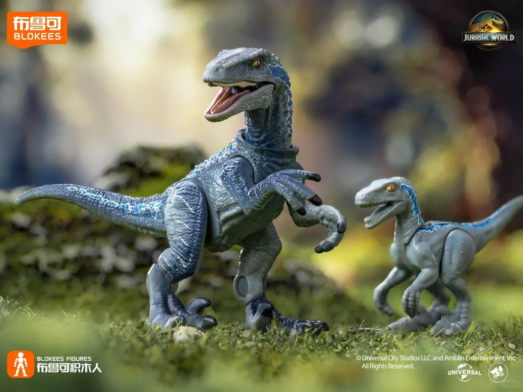 Original Blokees Jurassic World Terraventure Series Vol.1 Blind Box Action Figures Tyrannosaurus Peripheral Collection Boy Gift
