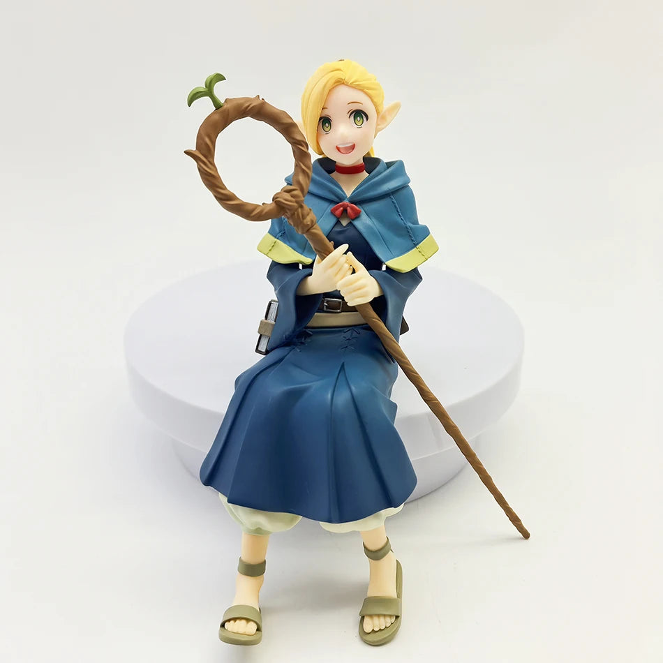 Anime Dungeon Meshi Marcille Donato Figure Standing Delicious in Dungeon Model Action Figure Girls Doll PVC Toys Christmas Gifts