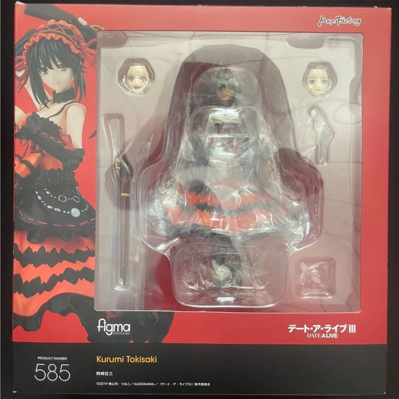 13cm KDcolle Date A Live Kurumi Tokisaki Wedding Dress Anime Figure Date A Bullet Yatogami Tohka Action Figure Model Doll Toys