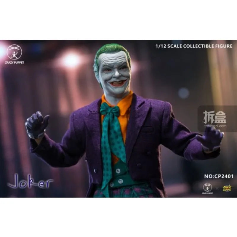 CPTOYS NICE TOYS Original 1/12 Finished Movable Doll Joker 1989 Edition Anime Action Figure Toys Collectible Gifts for Boys