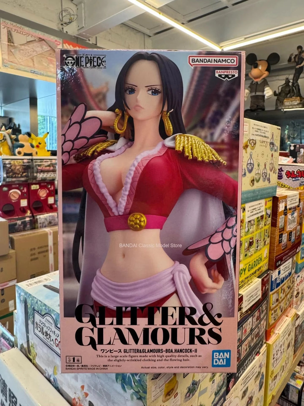 100% BANDAI Banpresto Original Anime One Piece GLITTER GLAMOURS Boa Hancock PVC Action Figure Collectible Model Toy Gifts