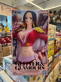 100% BANDAI Banpresto Original Anime One Piece GLITTER GLAMOURS Boa Hancock PVC Action Figure Collectible Model Toy Gifts