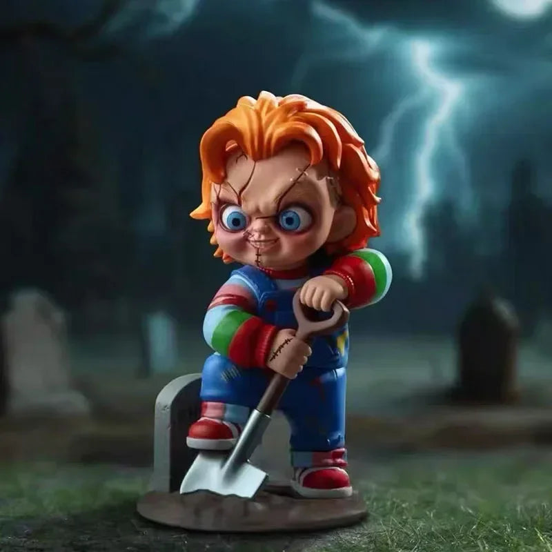 POP MART Chucky Franchise Series Original Blind Box Surprise Mystery Box Cute Anime Action Figure Ornaments Figurines