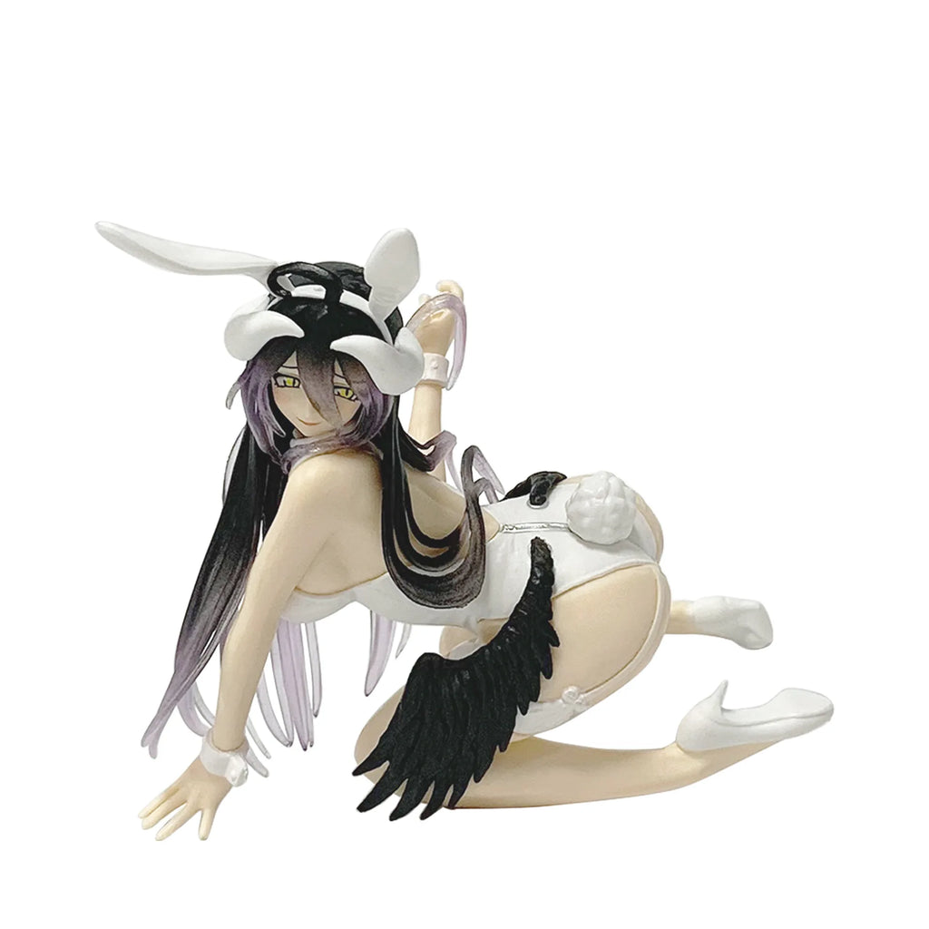 13CM Anime OVERLORD Figure albedo Bunny Girl Kneeling Anime Model Toys Gifts Collection Decoration Ornaments PVC