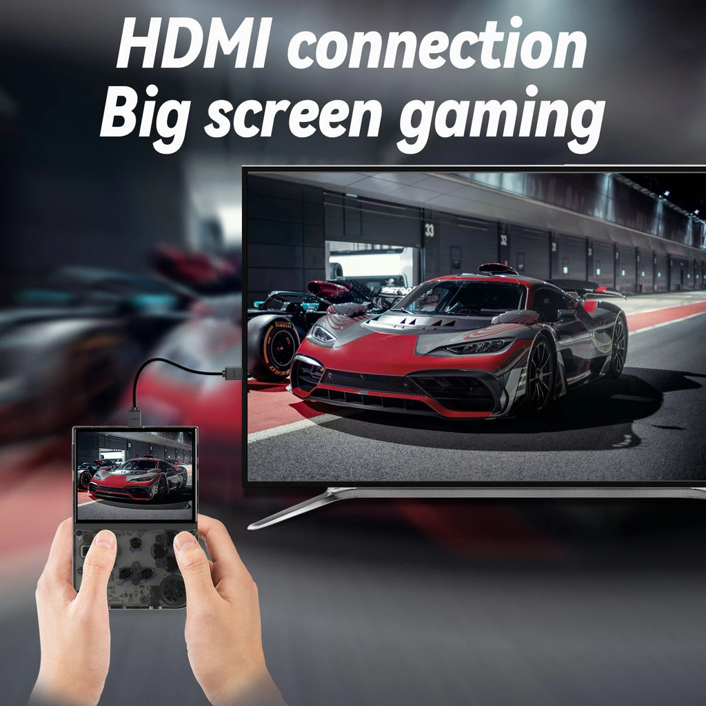 ANBERNIC RG35XX Plus/RG35XX Retro-Handheld-Spielkonsole 3,5-Zoll-IPS-Bildschirm Linux Tragbarer Videospiel-Player unterstützt HD-MI-TV-Ausgang