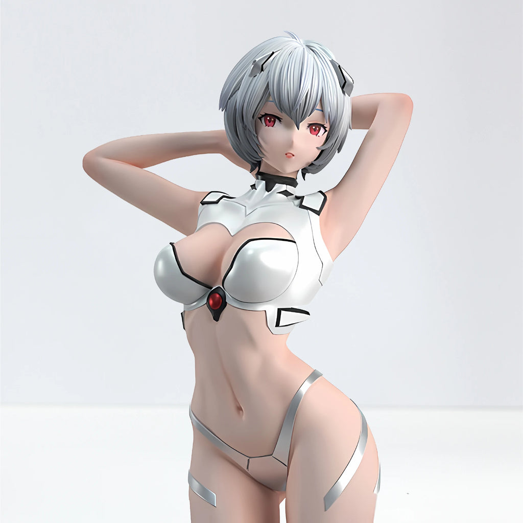 Neon Genesis Evangelion Asuka Langley Rei Ayanami  Mari Makinami Action Figure PVC Posable Model Anime Collectible Toy