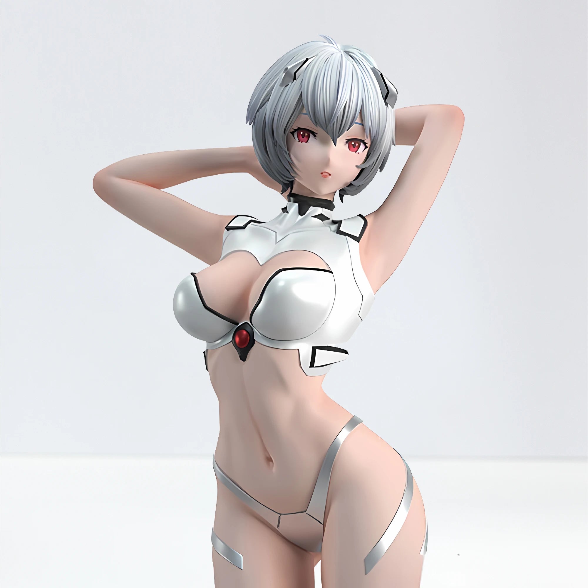 Neon Genesis Evangelion Asuka Langley Rei Ayanami  Mari Makinami Action Figure PVC Posable Model Anime Collectible Toy