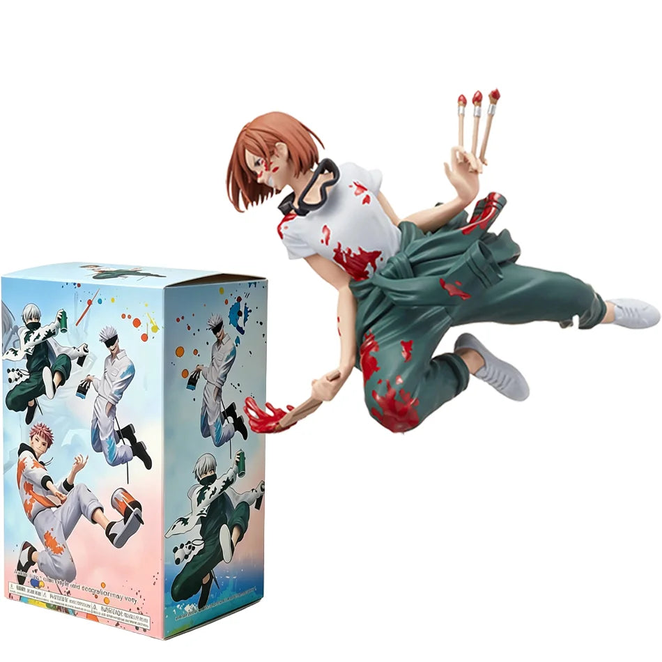 New Graffiti Battle Jujutsu Kaisen Anime Figure Fushiguro Megumi Kugisaki Nobara PVC Action Figures Model Toys