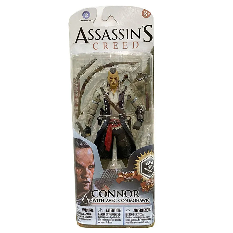 Game Assassins Creed Model Conner Edward Kenway Haytham Ezio Action Figure Manga Figurine Collection Figuras Peripheral Toys