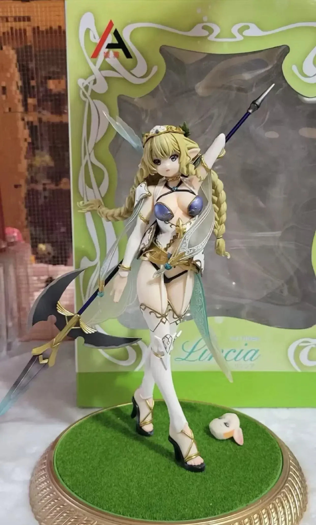 AY NSFW High Quality Amiami Third Villager Lincia Pvc Action Figure Elf Village Beautiful Figurine Figure Model Gift Toys