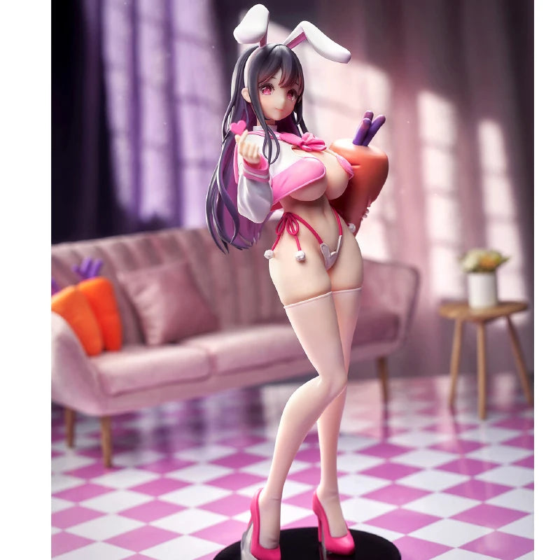 Genuine Original AniMester JK Bunny Girl Uno Sakura Love Injection 1/6  Action Figure PVC 29CM Collectible Model  Ornament Gift