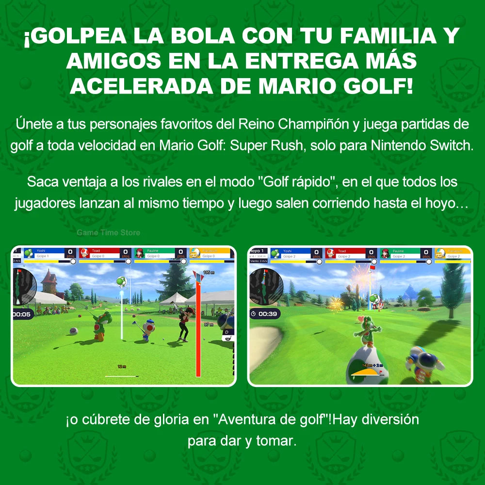 Mario Golf: Super Rush Nintendo Switch Game Deals 100% New Physical Game Card Sports Game for Nintendo Switch Game Console