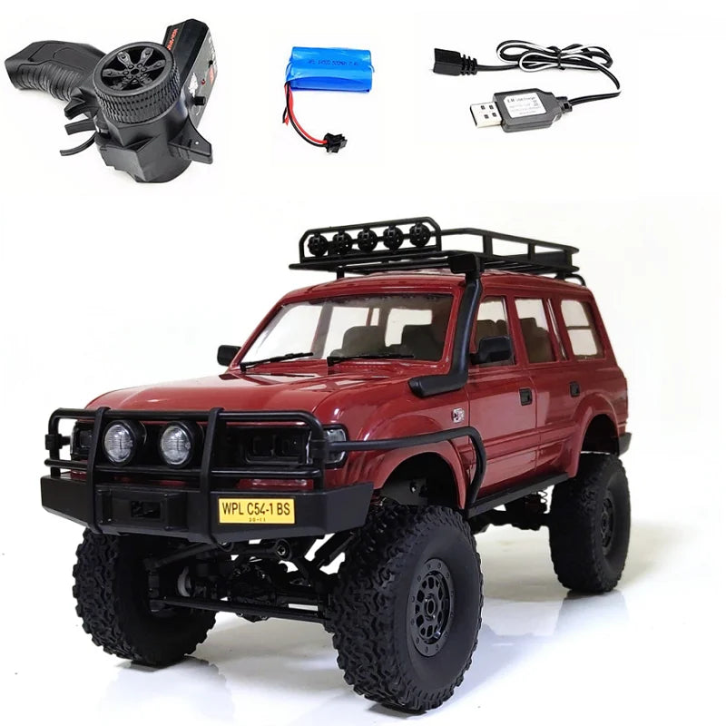 RC Trucks 4x4 Offroad c54-1 RC Rock Crawler 4x4 1/16 LC80 RC Offroad Auto RC Pickup Fernbedienung Offroad Auto