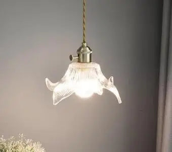 IWHD Big Glass Pendant Lights Fixtures Bedroom Dinning Living Room