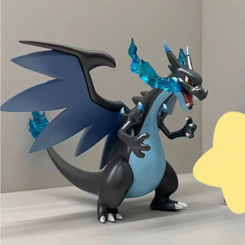 Pokemon Pika Charizard Action Figure Black Charizard Anime Figurine PVC Statue Model Doll Collection Decor Toy Kid Birthday Gift