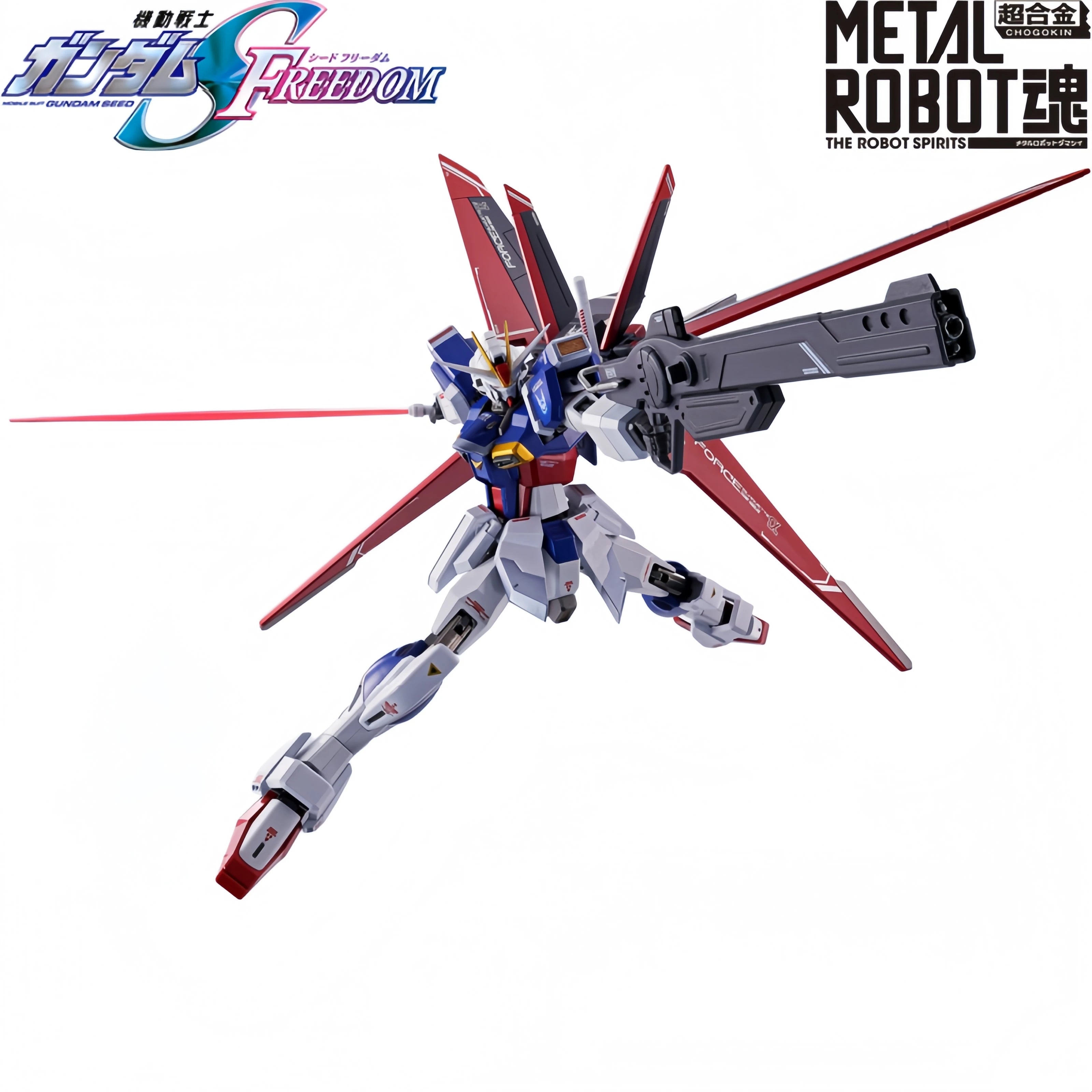 Original Bandai Metal Robot Spirits ZGMF-56E2/α Force Impulse Gundam Spec II Die-cast Action Figure Collectible Model In Stock